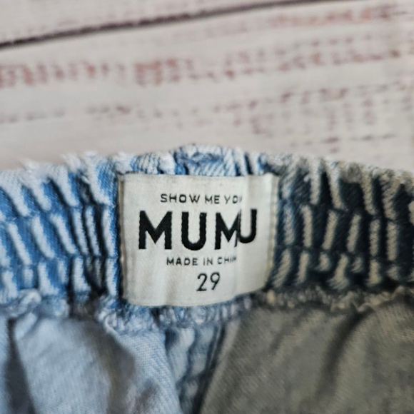 Show Me Your Mumu 90s Straight Jeans High Waisted Denim Womens 29 - Picture 6 of 7